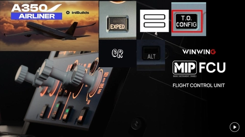 IniBuilds A350 | WinWIng FCU | L-EFIS Support | MobiFlight Profile