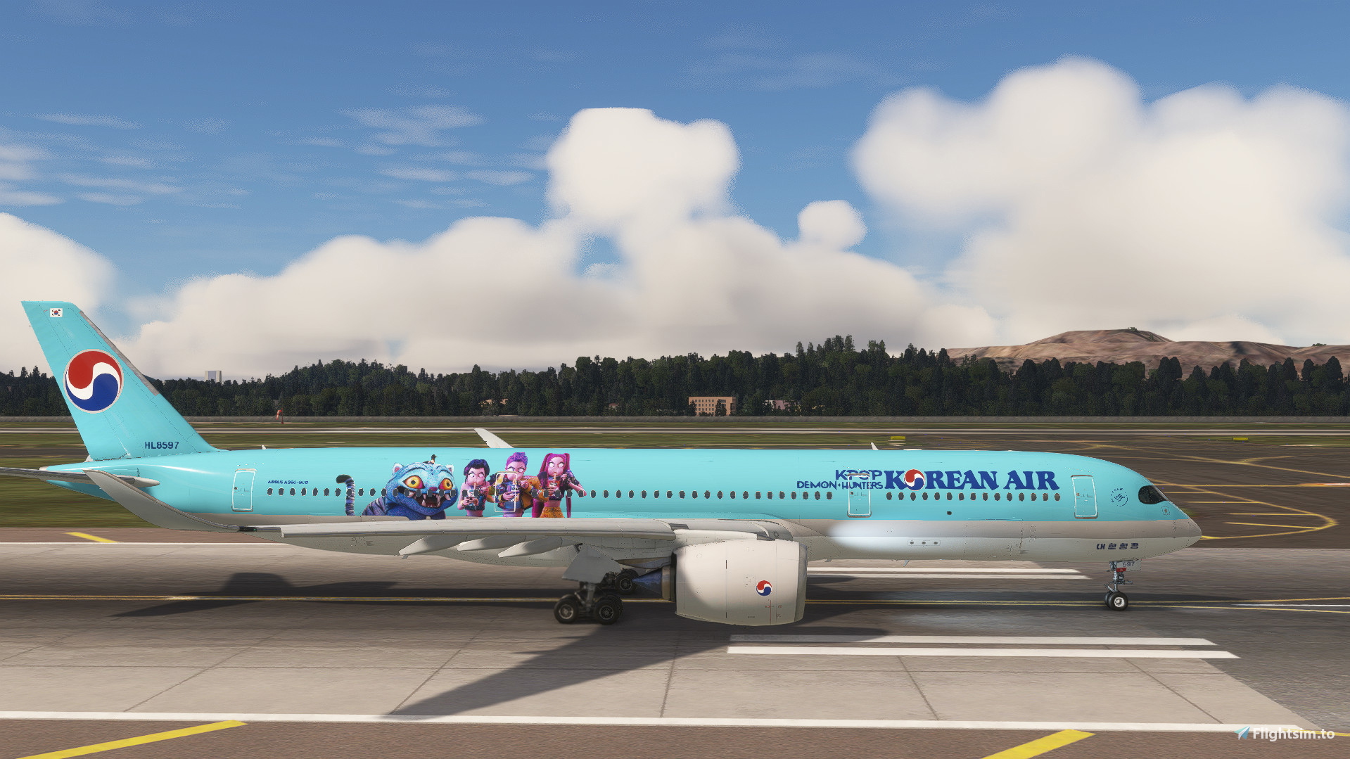 iniBuilds A359 Korean Air KPop-Demon-Hunters - Aircraft Liveries
