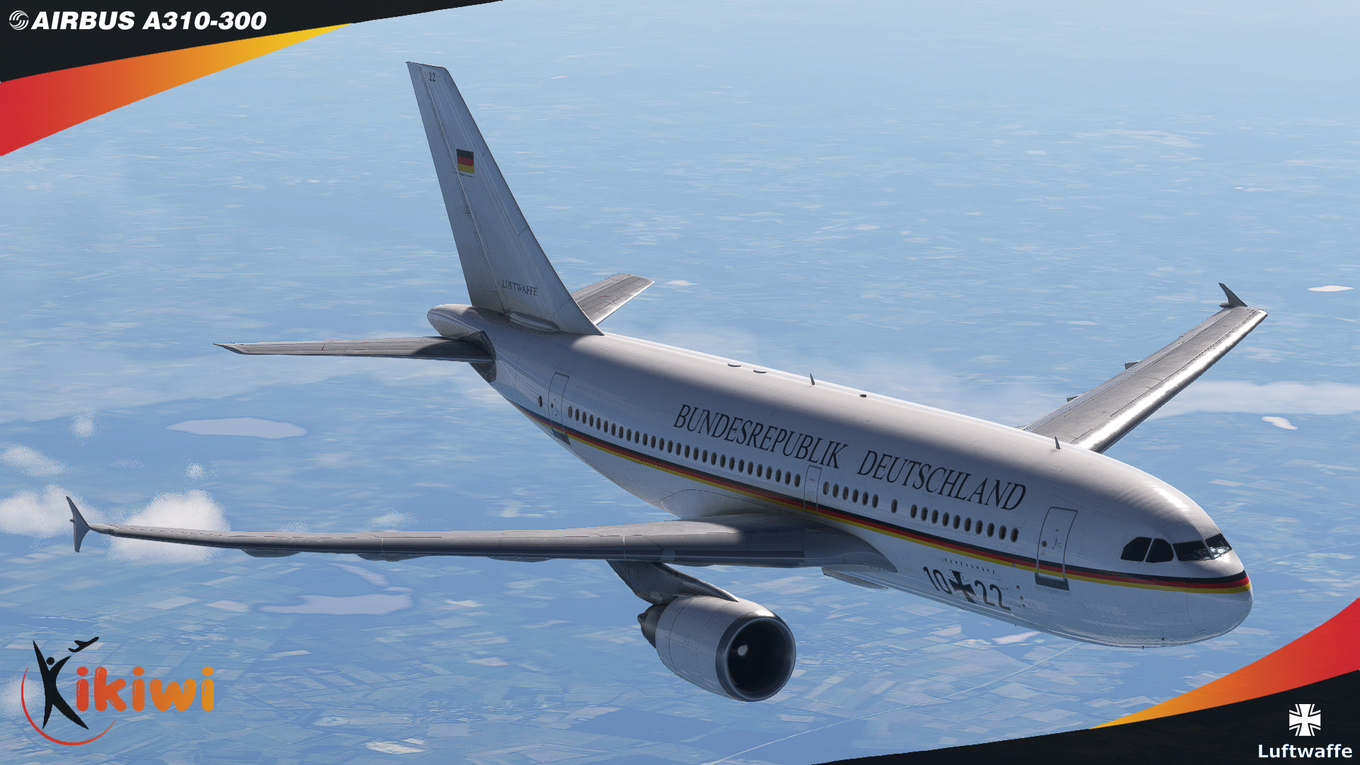 iniBuilds Airbus A310-300 German Air Force 10+22 - Image 1