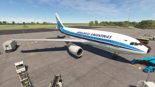 Inibuilds Airbus A310 Aerolineas Argentinas F-OGYQ 1980 livery