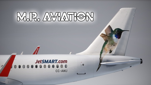 Inibuilds Airbus A320neo V2 JetSMART CC-AWJ (Colibri de Arica)