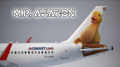 Inibuilds Airbus A320neo V2 JetSMART CC-AWR (Pato Banco Estado)