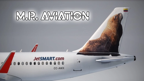 Inibuilds Airbus A320neo V2 JetSMART CC-AWX (Lobo Marino)