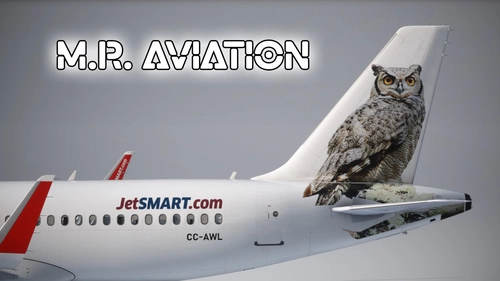 Inibuilds Airbus A320neo V2 JetSMART CC-AWL (Buho Magallanico)