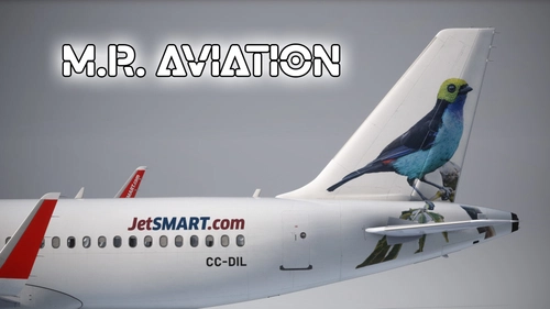 Inibuilds Airbus A320neo V2 JetSMART CC-DIL (Tangara del Paraiso)