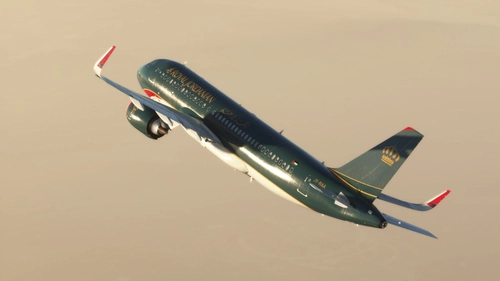 Inibuilds Airbus A320neo V2 Royal Jordanian JY-RAA