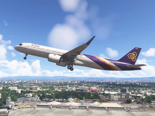 iniBuilds Airbus A321LR - Thai Airways Livery (HS-TOD)