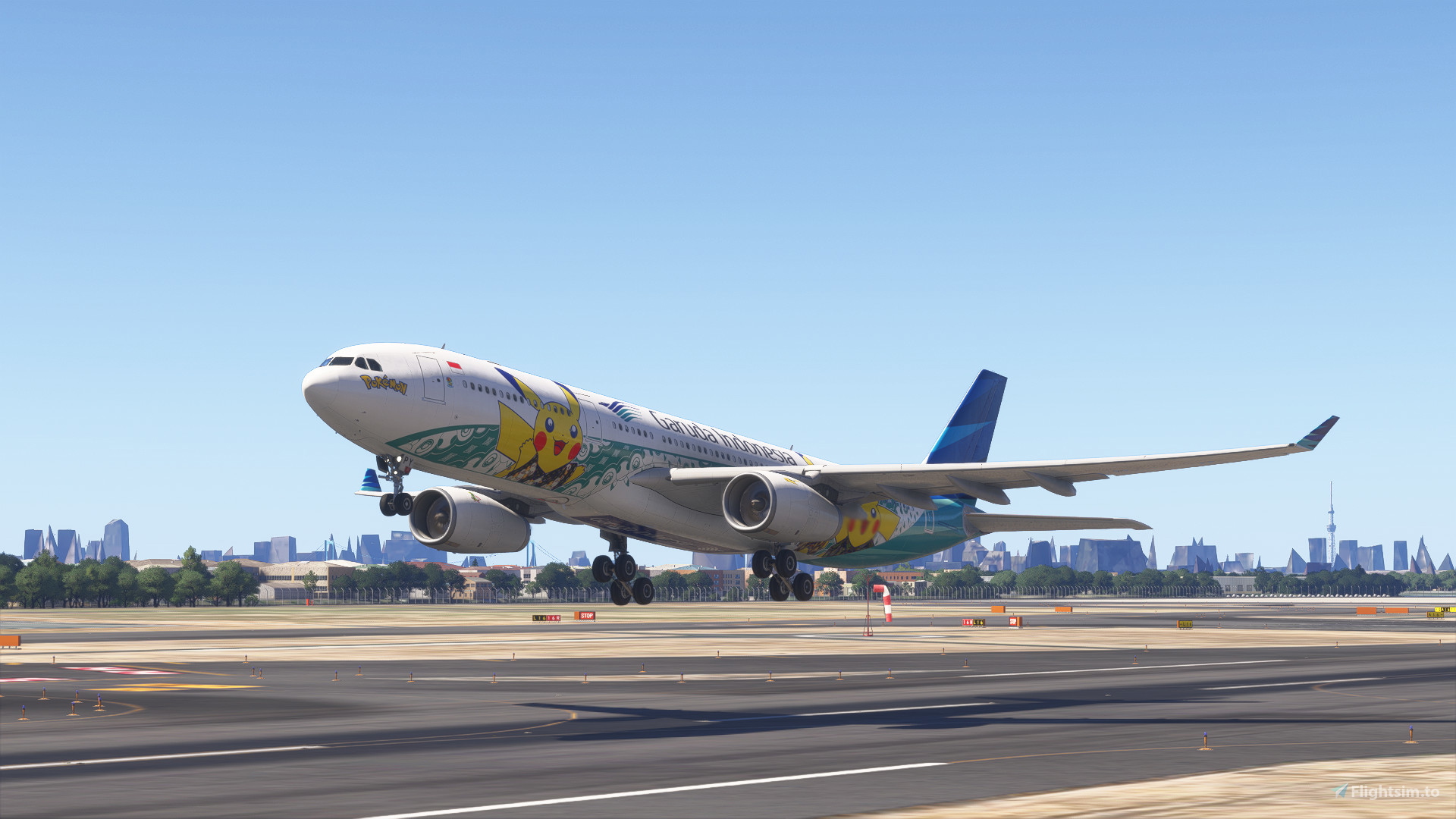 Inibuilds Airbus A330-300(RR) Garuda Indonesia 