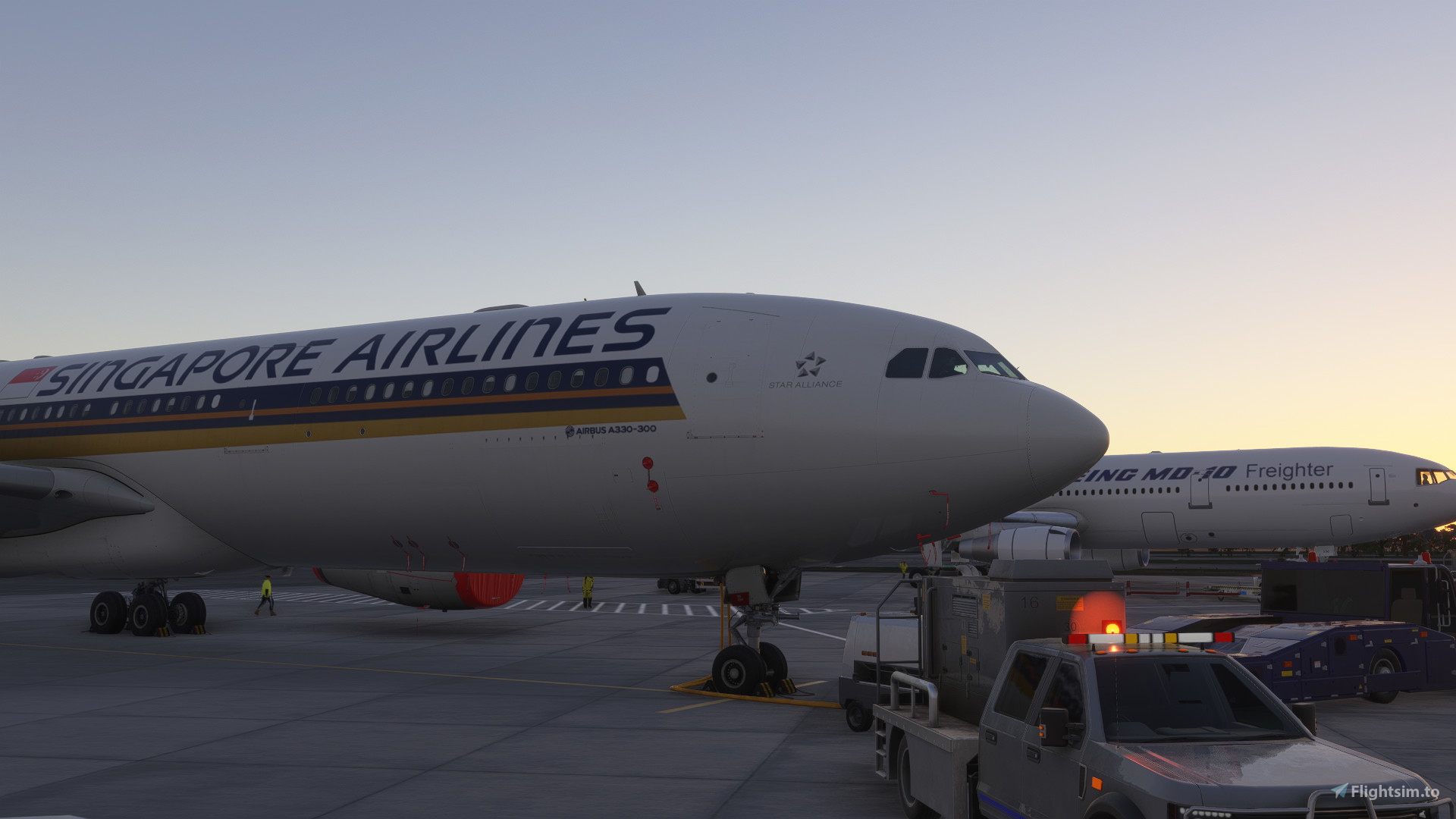 Inibuilds Airbus A330-300(RR) Singapore Airlines 9V-SSH for