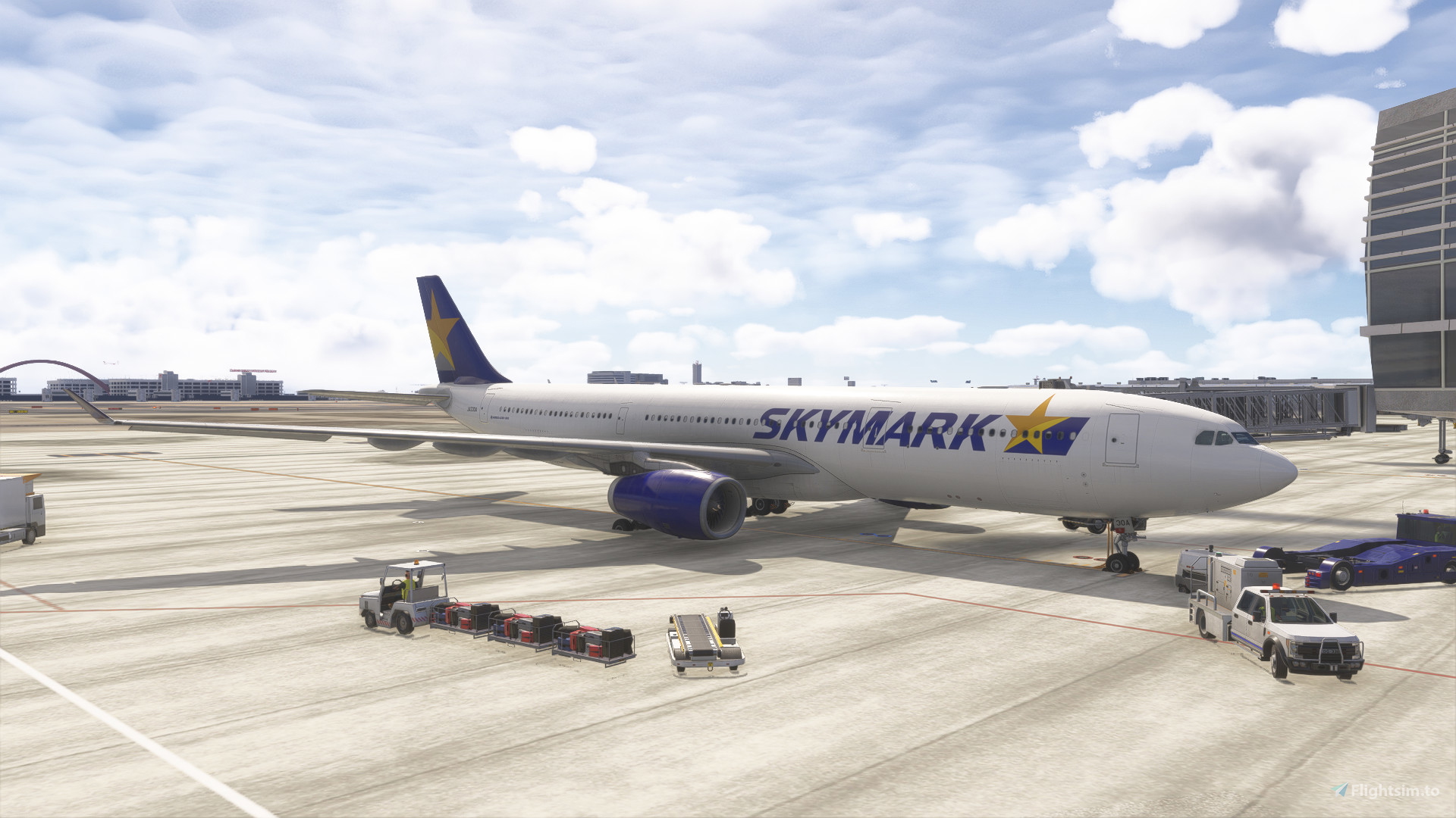Inibuilds Airbus A330-300(RR) Skymark Airlines JA330A for