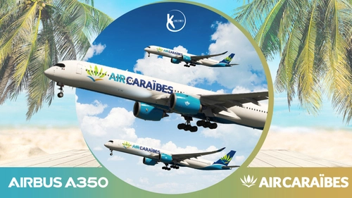 Inibuilds Airbus A350-1000 Air Caraïbes 2017 Fleet 4K