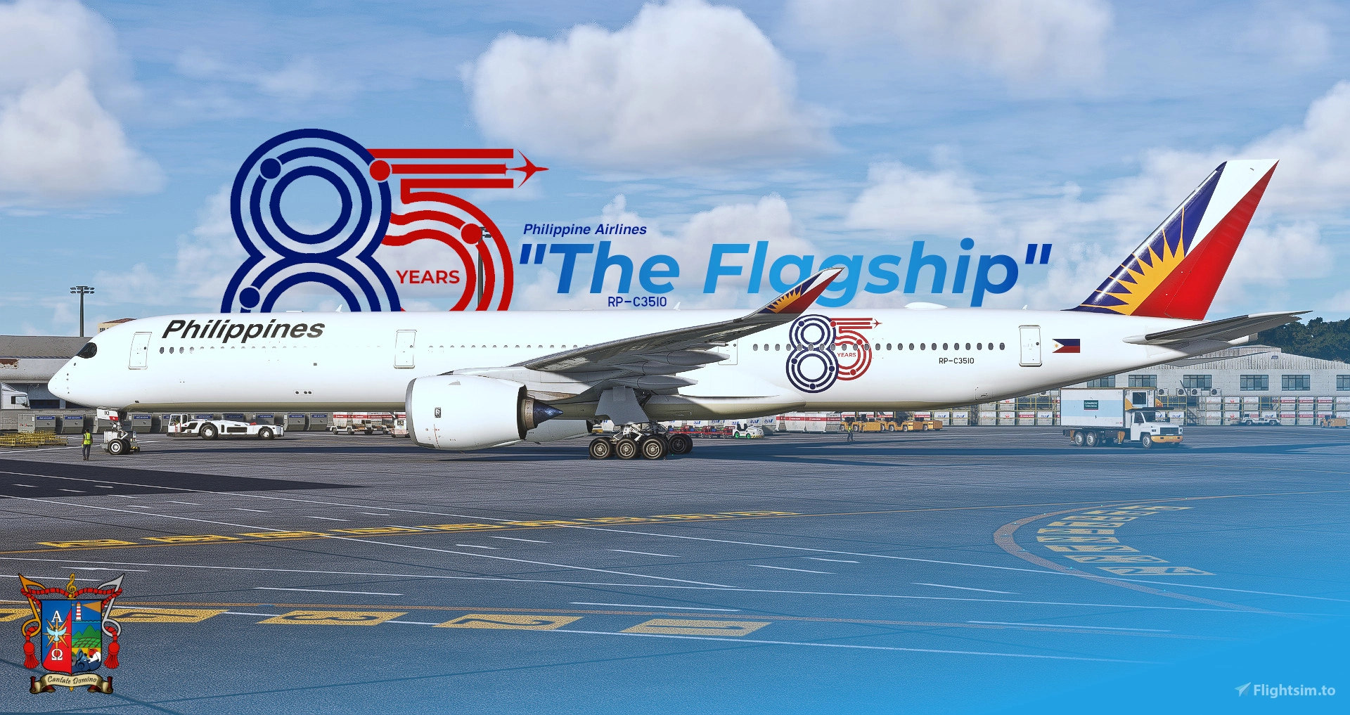 inibuilds Airbus A350-1000 Philippine Airlines 85 Years Decals RP-C3510 ...