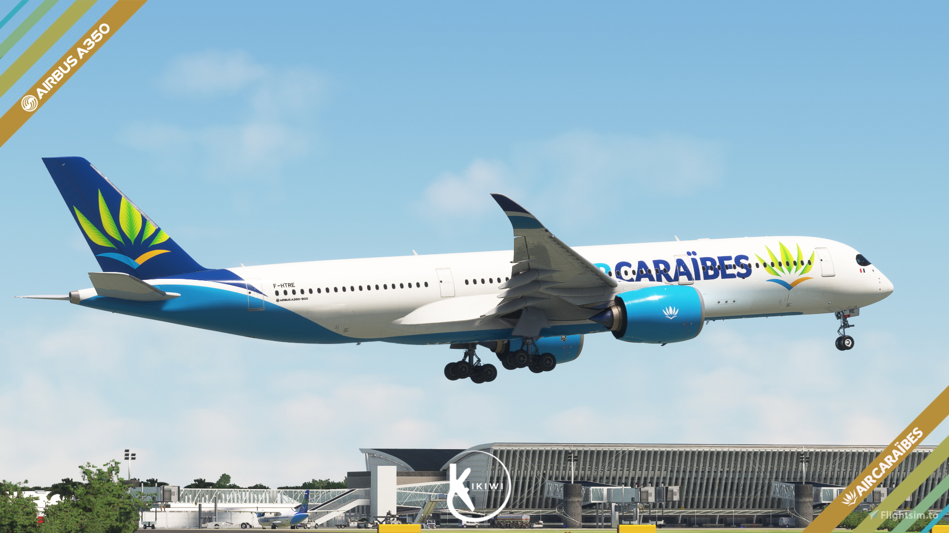 Inibuilds Airbus A350-900 Air Caraïbes 2017 Fleet 4K for
