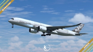 Inibuilds Airbus A350-900 Airbus Industries Carbon Liveries 4K thumbnail 2