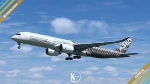 Inibuilds Airbus A350-900 Airbus Industries Carbon Liveries 4K thumbnail 3