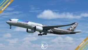 Inibuilds Airbus A350-900 Airbus Industries Carbon Liveries 4K thumbnail 4