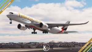Inibuilds Airbus A350-900 Emirates 2005 4K thumbnail 9