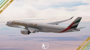 Inibuilds Airbus A350-900 Emirates 2005 4K thumbnail 11