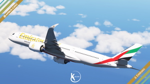 Inibuilds Airbus A350-900 Emirates 2005 4K thumbnail 15