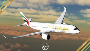 Inibuilds Airbus A350-900 Emirates 2005 4K thumbnail 18