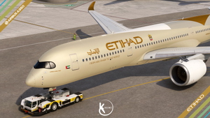 Inibuilds Airbus A350-900 Etihad Airways 4K thumbnail 5