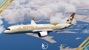 Inibuilds Airbus A350-900 Etihad Airways 4K thumbnail 7