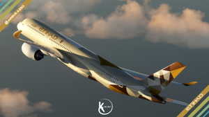 Inibuilds Airbus A350-900 Etihad Airways 4K thumbnail 13