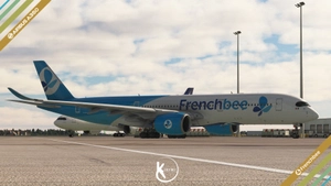 Inibuilds Airbus A350-900 French Bee Fleet 4K thumbnail 5