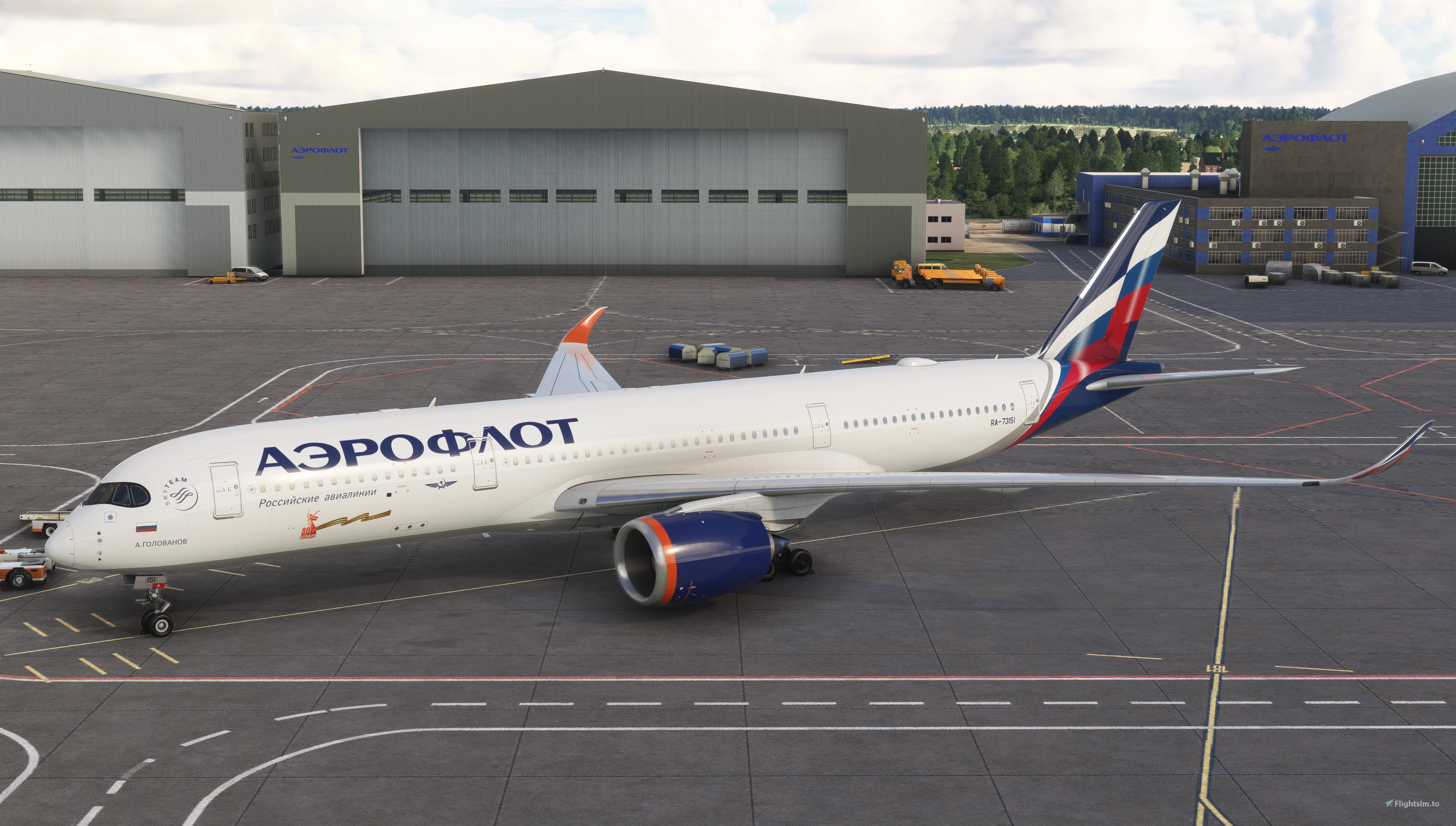 iniBuilds Airbus A350 Aeroflot Pack - Image 1