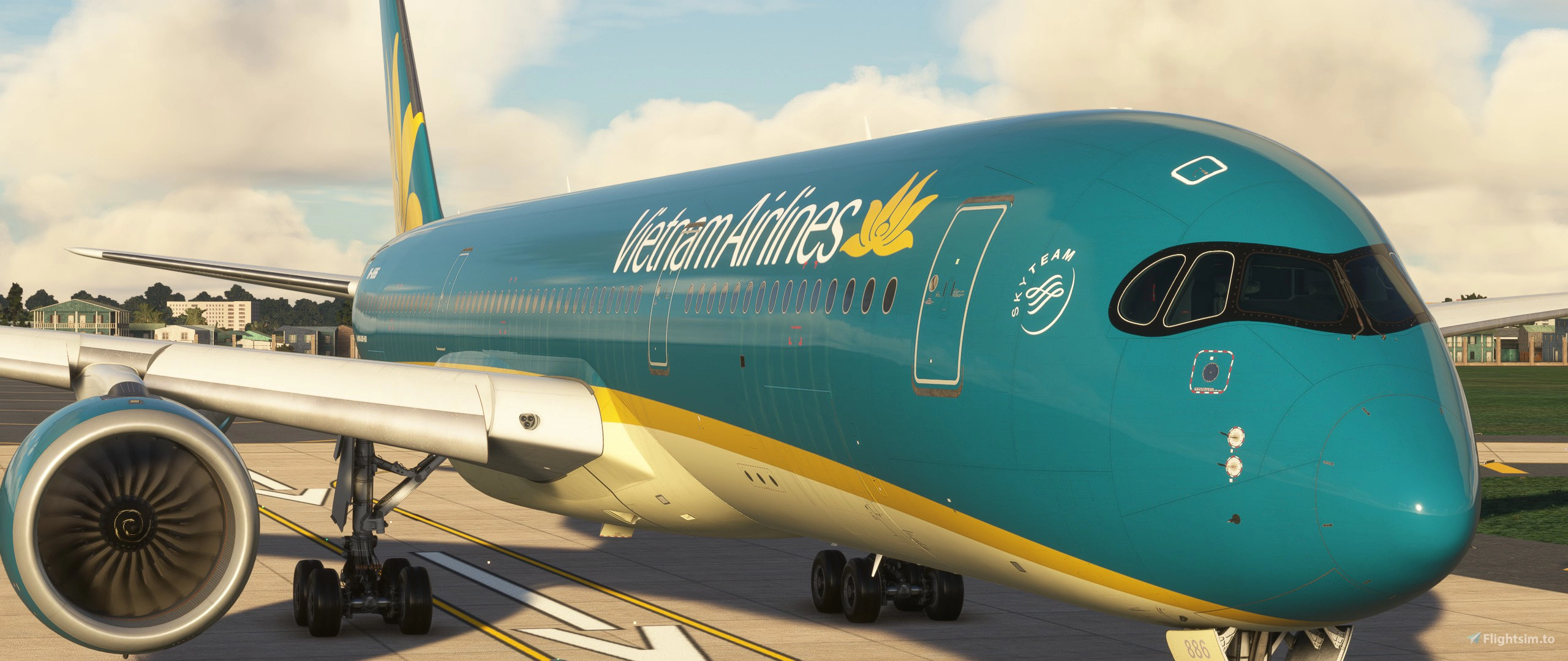 Inibuilds Airbus A350 Vietnam Airlines VN-A886 para Microsoft