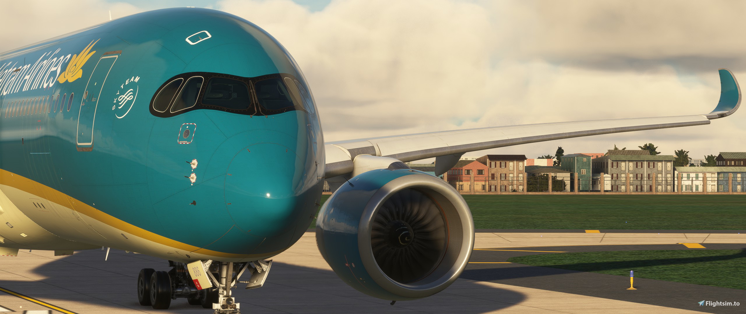 Inibuilds Airbus A350 Vietnam Airlines VN-A886 - Aircraft Liveries