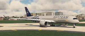 Inibuilds Airbus A350 Vietnam Airlines VN-A897 (Skyteam) thumbnail 3