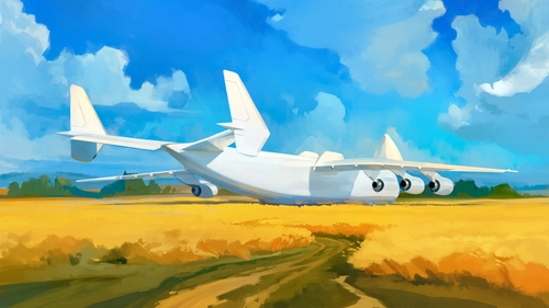 iniBuilds Antonov An-225  Engines MOD