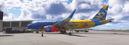 iniBuils A320neo | Etihad Airways A6-EJB (Chennai Super Kings livery) | MSFS 2024