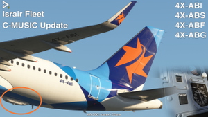 Israir Airlines Fleet Package | Fenix A320 IAE | w/C-MUSIC thumbnail 5