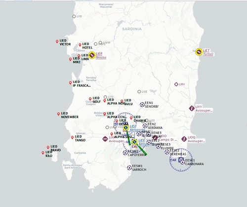Italy VFR military points for LittleNavmap/PlanG