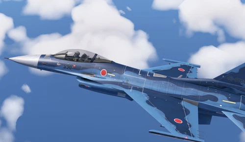JASDF F-2 for SC Designs F-16 / F16 - Japan Air Self Defense Force  F2 V6