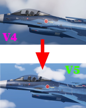 JASDF F-2 for SC Designs F-16 / F16 - Japan Air Self Defense Force  F2 V6 thumbnail 5