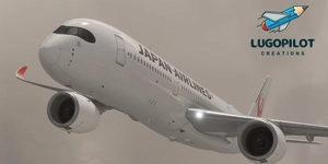 Japan Airlines JA09XJ (High-Fidelity) | inibuilds a350-900 thumbnail 3