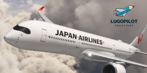 Japan Airlines JA09XJ (High-Fidelity) | inibuilds a350-900 thumbnail 2
