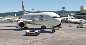 Japan Airlines JA8985 Arc of the Sun Livery thumbnail 4