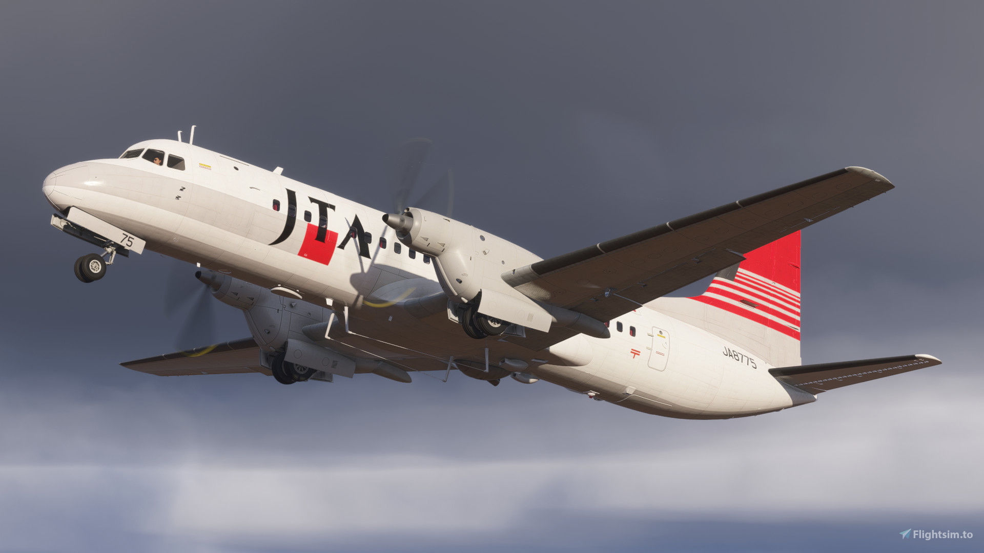 Japan Transocean Air | JA8775 | YS-11 for Microsoft Flight
