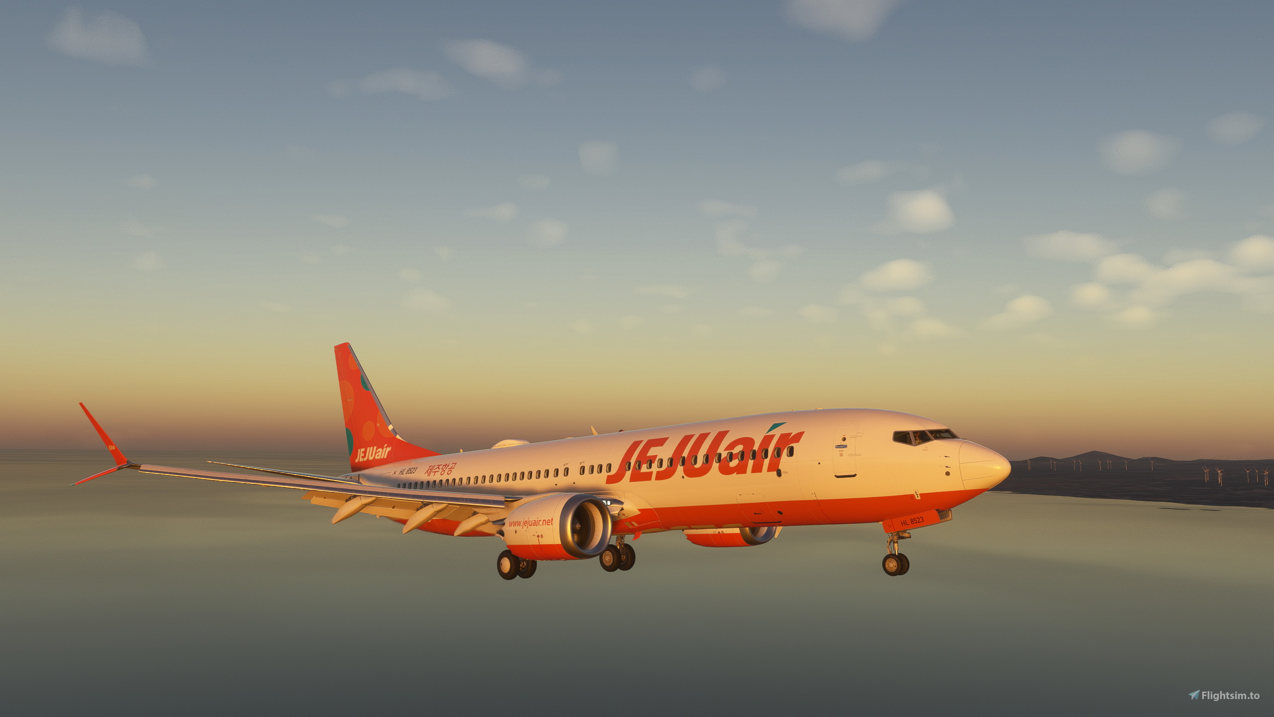 JEJU Air Boeing 737-8 モデル 1/100 JEJU Air Boeing 737-8 モデル 1/100