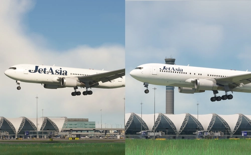 Jet Asia Airways 767-222 l HS-JAB + OC l RHDSimulations 767-200