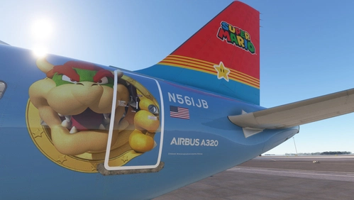 JetBlue  N561JB Super Mario (Happy Mario Day) 