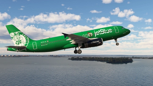 JetBlue - Boston Celtics (N595JB) - Fenix A320 IAE - 4K
