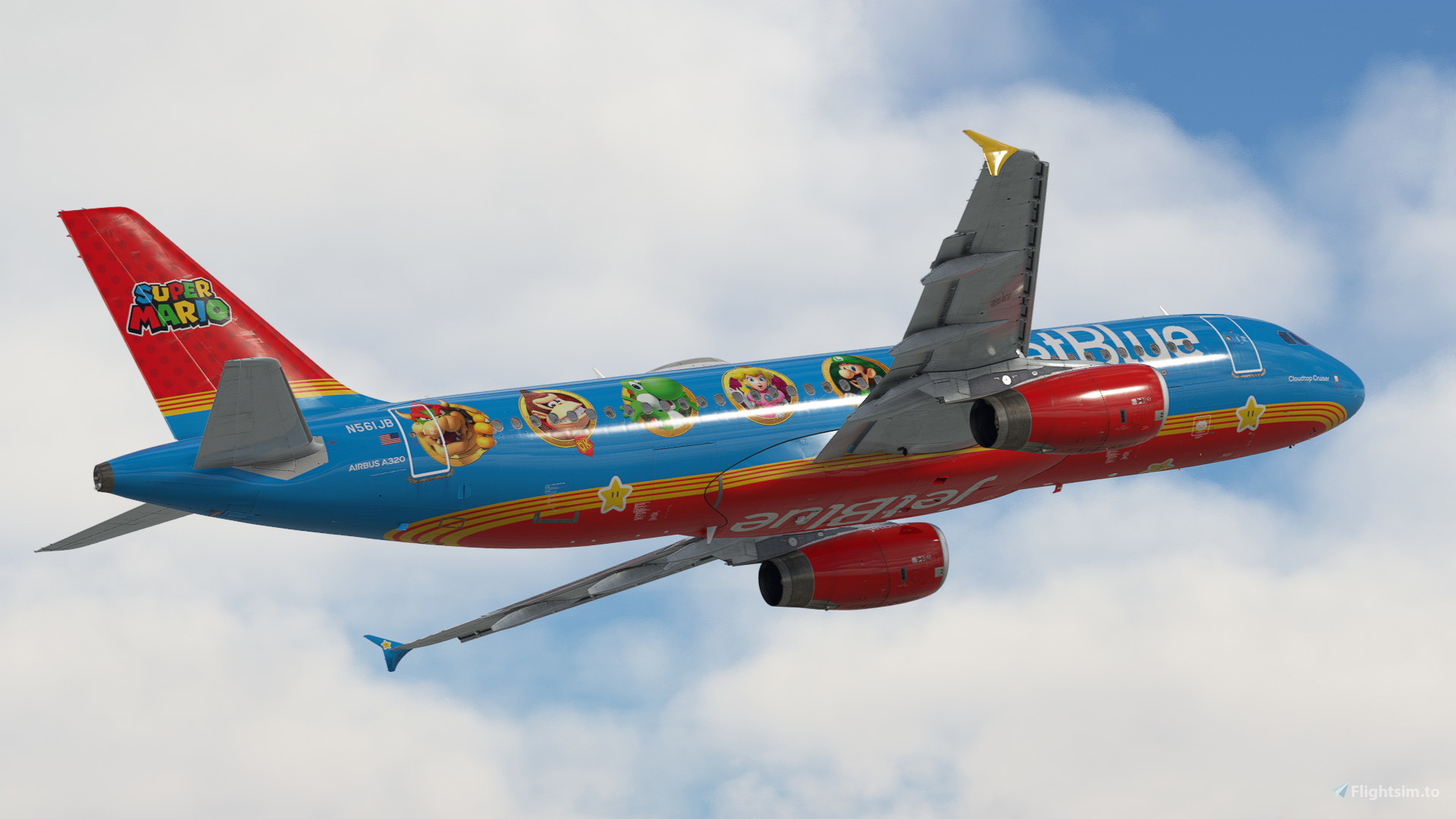 Threads - JetBlue 'Cloudtop Cruiser' | N561JB | w/Cabin