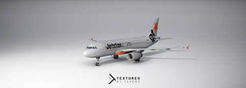 Jetstar A320 VH-X3D (8K w/ cabin) MSFS2024 only