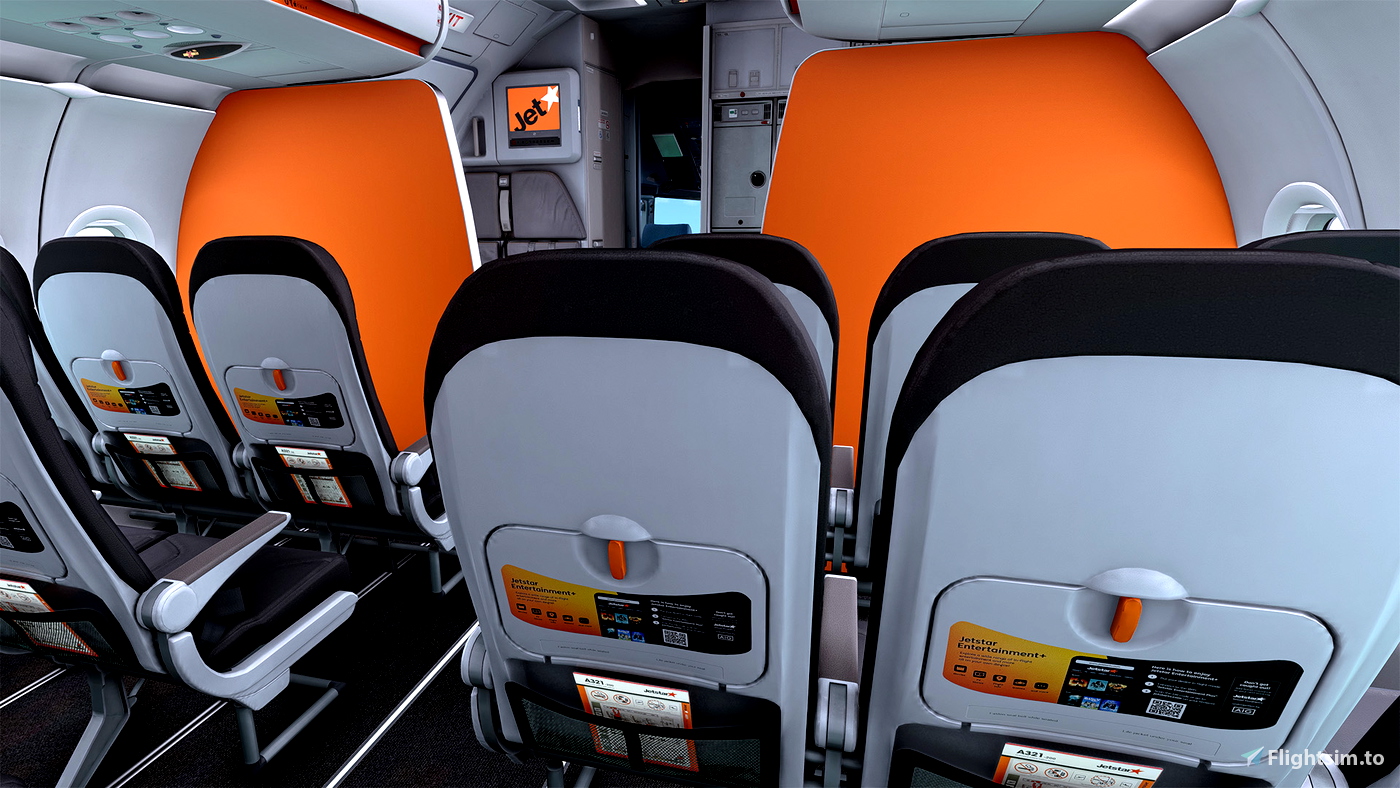 Jetstar A321 VH-VWW & VH-VWX (8K and 4K w/ cabin) for Microsoft Flight ...