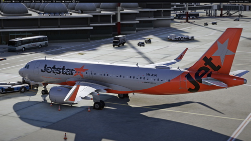Jetstar Australia A320NEO fleet Inibuilds A320NEO MSFS2024 (with cabin)